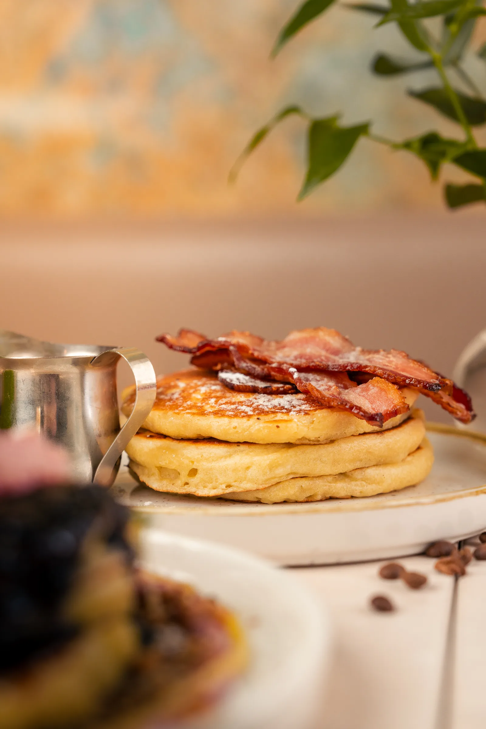 Pancakes med bacon